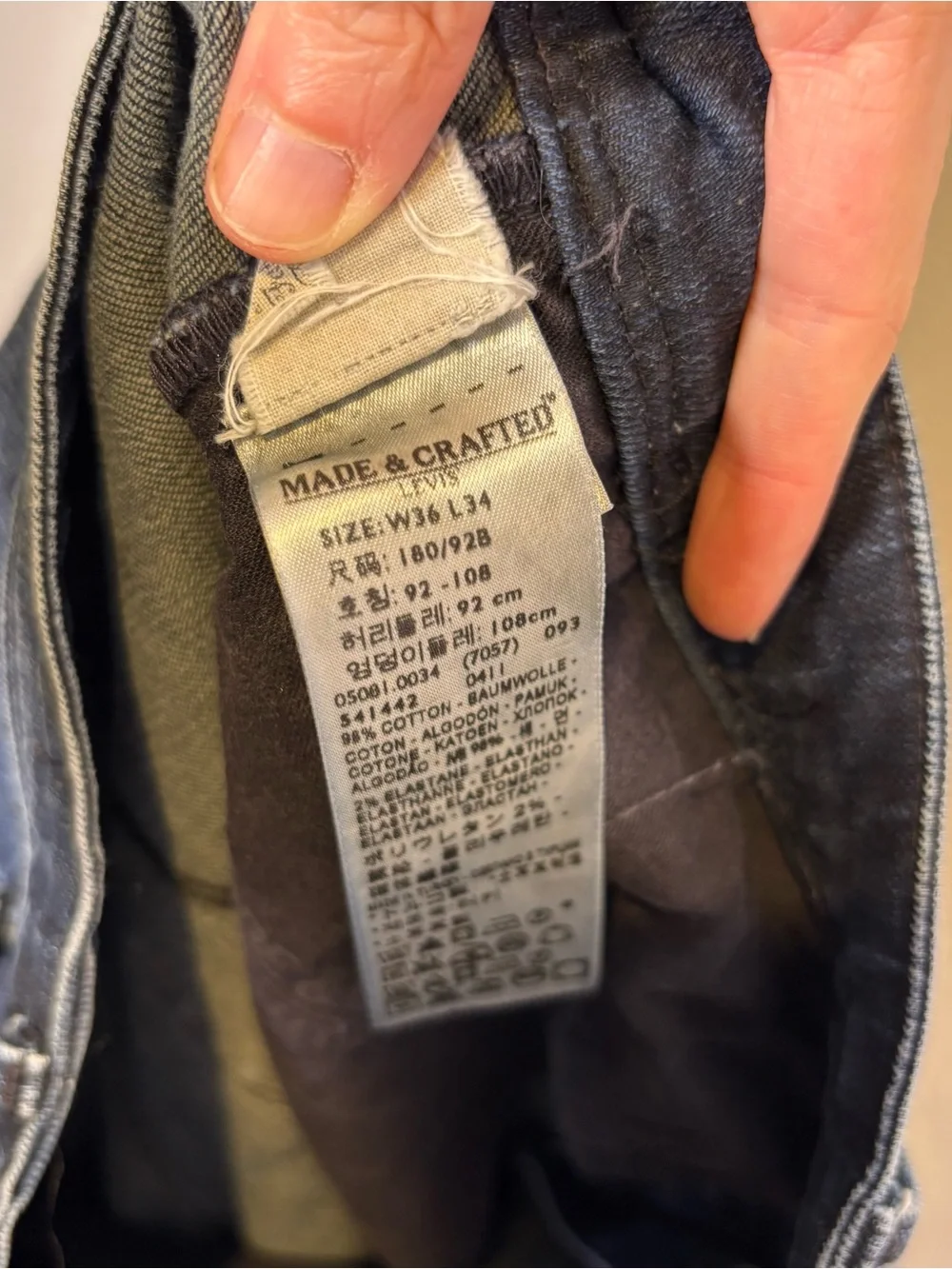 Made & Crafted Levi’s Tack Slim Jeans